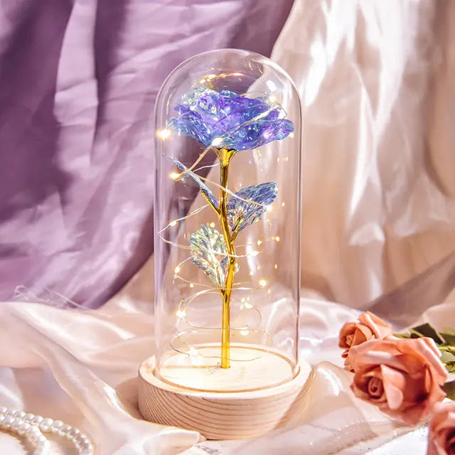 Beauty And The Beast Preserved Roses In Glass