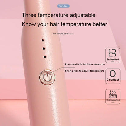 Multifunctional USB Rechargeable Hair Straightener